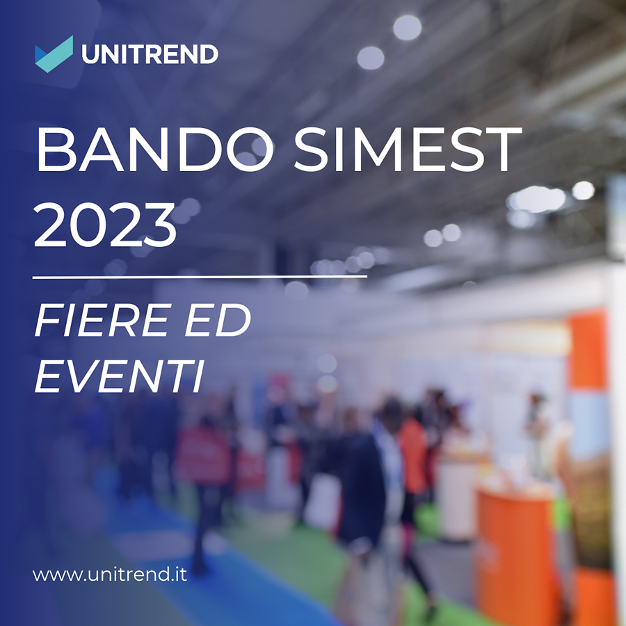 BANDO SIMEST 2023 - FIERE ED EVENTI