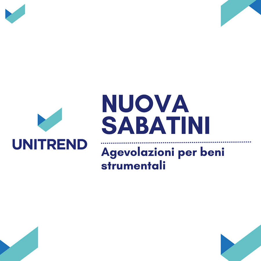 BENI STRUMENTALI - NUOVA SABATINI