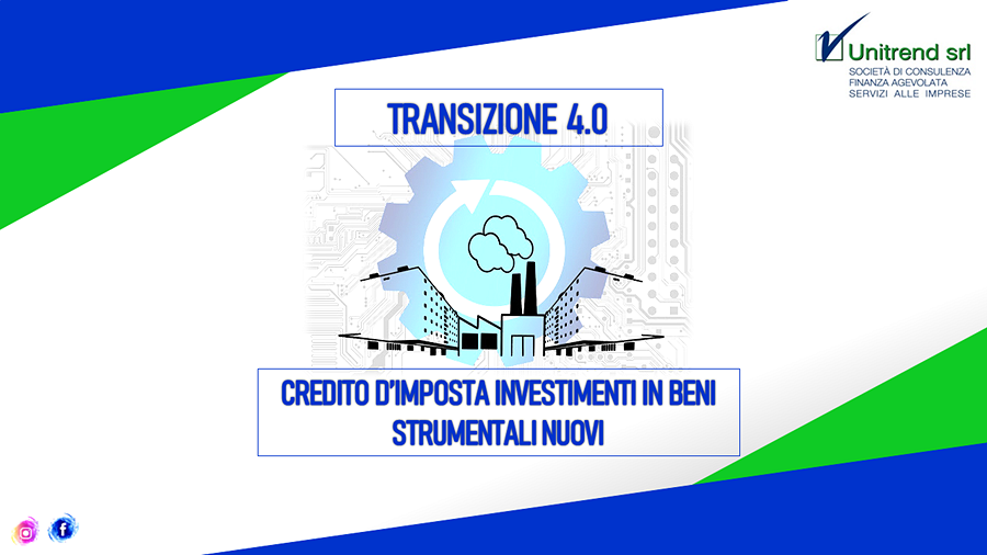 CREDITO D'IMPOSTA INDUSTRIA 4.0: AUMENTO DEL BENIFICIO E PROROGA DEI TERMINI CREDITO D'IMPOSTA INDUSTRIA 4.0: AUMENTO DEL BENIFICIO E PROROGA DEI TERMINI